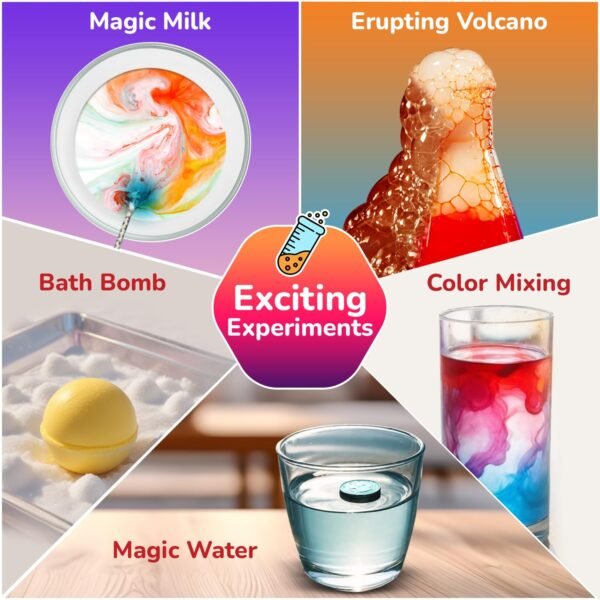 Smartivity My First Science Experiment Kit for Kids 6-8-10-12-14 Years I 50+ Amazing Science Experiments | Birthday Gift for Boys & Girls | Educational Toy for Kids 6,7,8,9,10,11,12,13,14 Years Old - Image 4