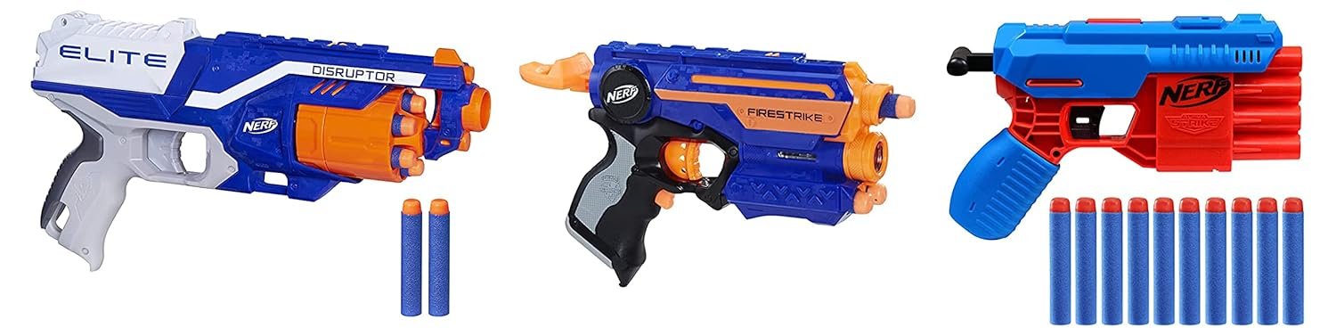 Nerf Disruptor Elite Toy Blaster,6-Dart Rotating Drum with Darts, Toys for Kids Teens&Adults, Gift Toy,Outdoor Toy for Boys, Birthday Gift for Kids Ages 8+,Best Xmas Gift,Multicolor - Image 5