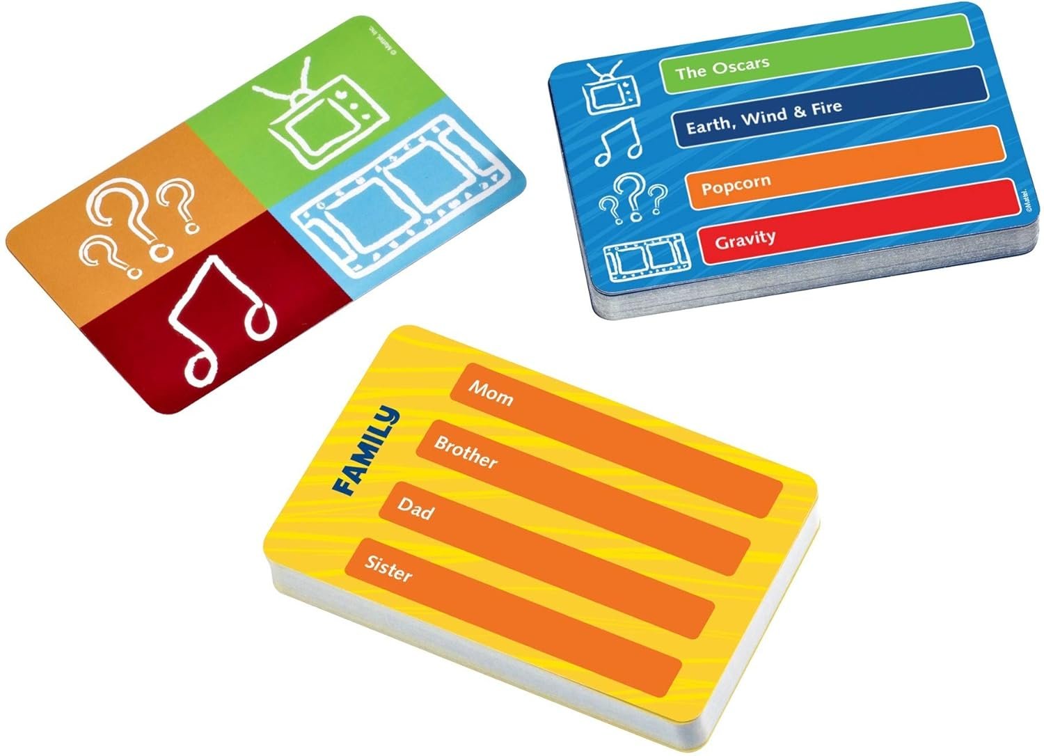 Games Mattel for Kids PICTIONARY Card Refresh, Multicolor,144 Pieces,Pictionary Card Refresh - Image 6