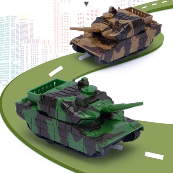 Lyla 3xPull Back Tank Model Toy Realistic Kids Tank for 3-7 Years Old Kids Gift - Image 4
