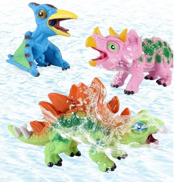 Amitasha Stygimoloch Dinosaur Toys for Kids 3-5 Years Big Size Rubber Wild Animal Figurine for Boys Girls Educational Birthday Gift for Boys & Girls – Squeeze to Hear Sound - Image 4