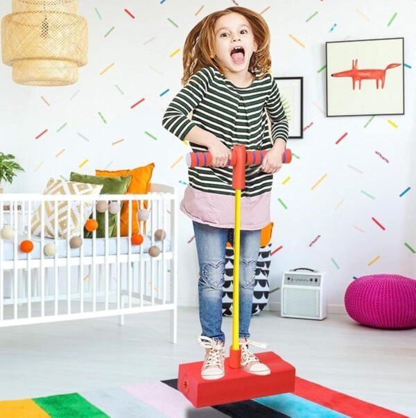 Jumping Promotes Growing Taller- Pogo Stick Foam Pogo Jumper for Kids, Toys for 3-8 Year Old Boys Girls Outdoor Toys Indoor Toys Fun Gifts (Multicolor)