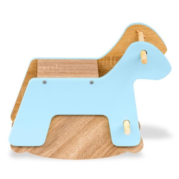 Rocking Horse, a Ride-on Toy for Kids Aged 1-5 Years (Blue)