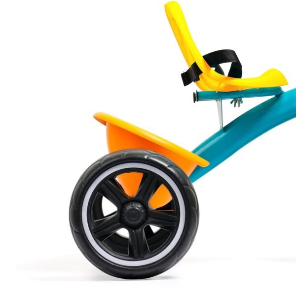 Luusa® Kick TRICYCLES for Kids | Kids Tricycle with Adjustable Seat Belt and Safety Features | Durable Frame | Suitable for Ages 1-5 Years | Multiple Colors Made in India (Yellow) - Image 5