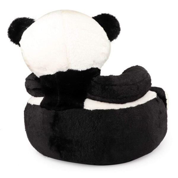 Webby Plush Sitting Panda Armchair with Backrest | Cushion Comfortable Seat, Soft Toy for Kids (1-3 Years) - Image 4