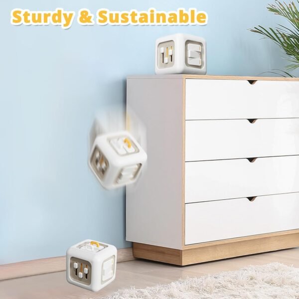 Busy Cube Toys for 1 Year Old Boy, Montessori Toys for 1+ Year Old, Travel Sensory Toys for Toddlers 1-3, Learning Fine Motor Skills| 1st Birthday Gifts Stocking Stuffers Boy 12 Months + - Image 6