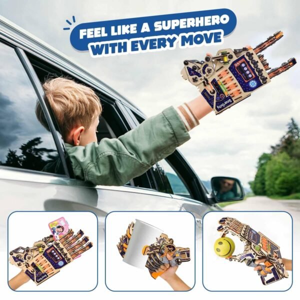Smartivity Robotic Mechanical Hand Toy for Kids 8-10-12-14 Years Old | 2024 Parents Choice Winner I Birthday Gifts for Boys & Girls | DIY STEM Educational Science Toys for Kids 8,9,10,11,12,13,14 - Image 5