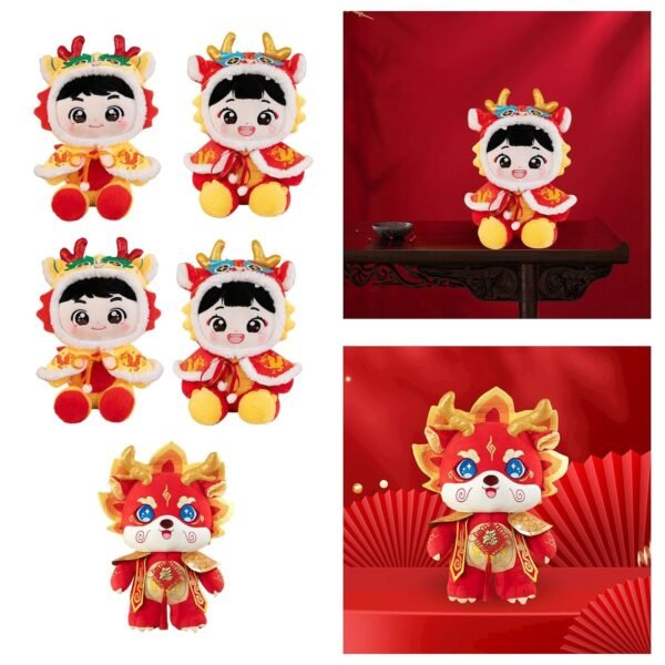 bnf® Chinese New Year Plush Toy Soft Handmade Stuffed Animal Toy for Parties Room Boy - Image 6
