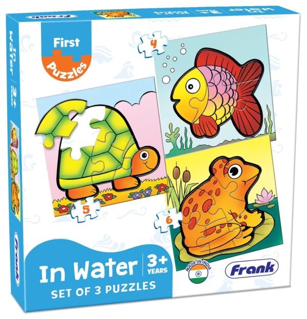 Frank in Water Jigsaw Puzzle for Kids 3 Years & Above – Fun & Challenging Brain Booster Game – Educational Puzzle Enhancing Focus and Memory Skills – 10203