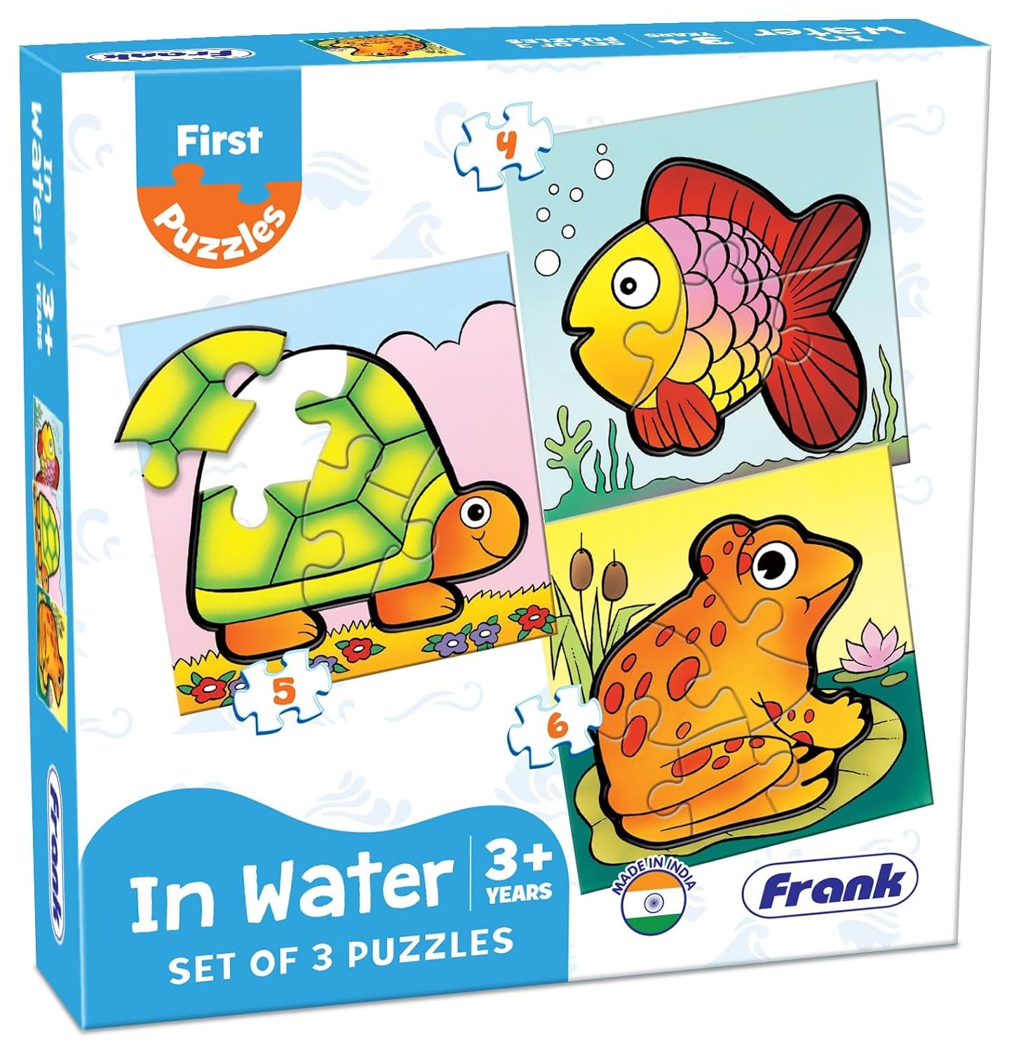 Frank in Water Jigsaw Puzzle for Kids 3 Years & Above – Fun & Challenging Brain Booster Game – Educational Puzzle Enhancing Focus and Memory Skills – 10203