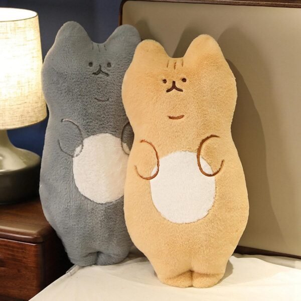 bnf® Cat Plush Toy Standing Adorable Plush Stuffed Cat Toy for Boys Children Kids Grey - Image 2