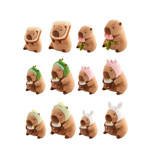 bnf® Capybara Stuffed Animal Plush Accompany Sleep Toy for Adults Kids Boys Girls Bread 30cm - Image 4