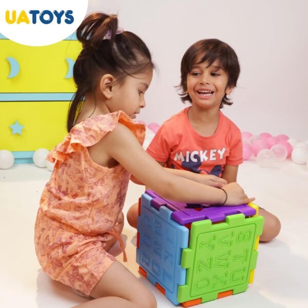 Activity Cube for 1-5 Year Old Children - Baby Activities Toy, Multicolor - Image 2
