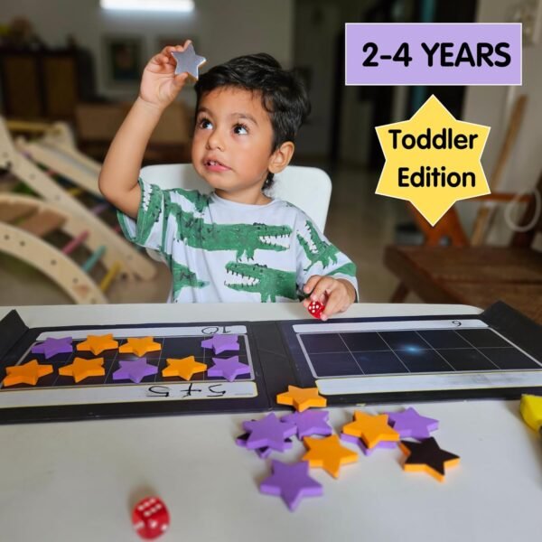CocoMoco Kids Math Superstars My First Math Game For Kids, Maths Toys For 3-8 Year Olds, Counting Toys For Toddlers, Black - Image 3