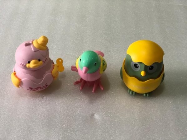 Toyshine Pack of 3 Press and Go/Wind Up Key Operated Animal Shape Moving Educational Sensory Gliding Toys for Toddlers 1-3yrs, Model B - Image 6