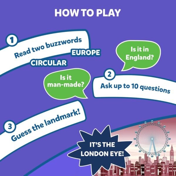 Skillmatics Guess in 10 Legendary Landmarks, Educational Travel Toys for Boys, Girls, and Kids Who Love Card Games, Board Games, Geography and History, Trivia, Gifts for Ages 8, 9, 10 and Up - Image 4