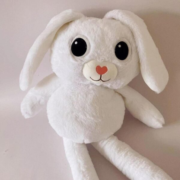 bnf® Long Ear Plush Bunny Cuddly Toy Stuffed Animal Toy for Boys Girls Kids White Baby | Toys for Baby | Plush Baby Toys - Image 2