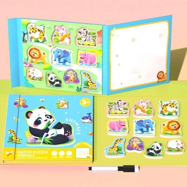 bnf® Matching Puzzles Game for Toddlers 1-3 for Kids Gifts Fine Motor Skills Kids Animals - Image 5