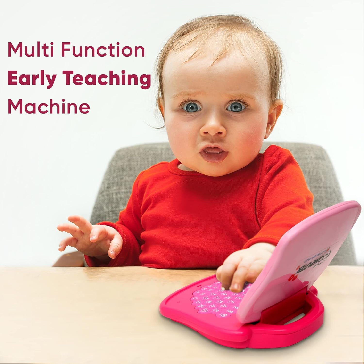 Kids Laptop Toy For Learning Numbers&Alphabets (Bis Approved)|Educational Computer Activity Toy For Kids Age 2,3,4,5,6 Years|Baby Laptop Toy With Fun Activities For Children,Multicolor - Image 6