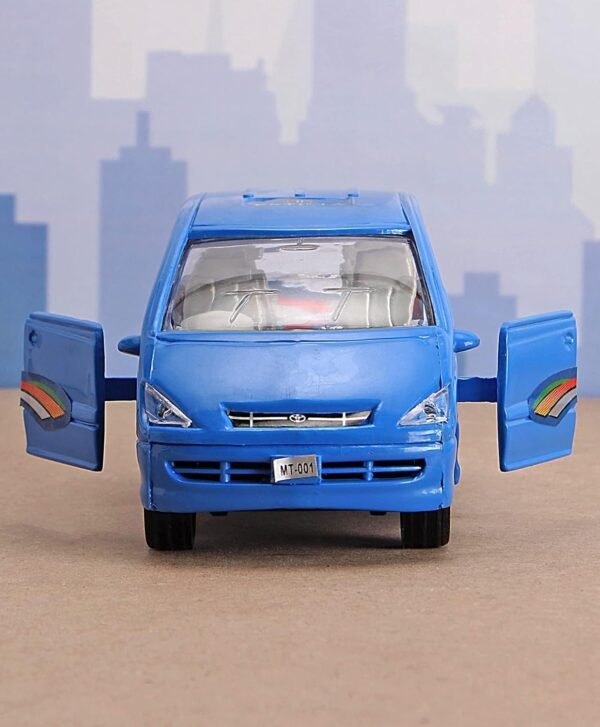 Shinsei Kid Innova Estima Car Maintenance Free Pullback Spring Action Race Toy Gift for Boys 5+ Years. Strong Abs Plastic, No Sharp Edges, Bis Certified. Pack of 1, Color Blue - Image 3
