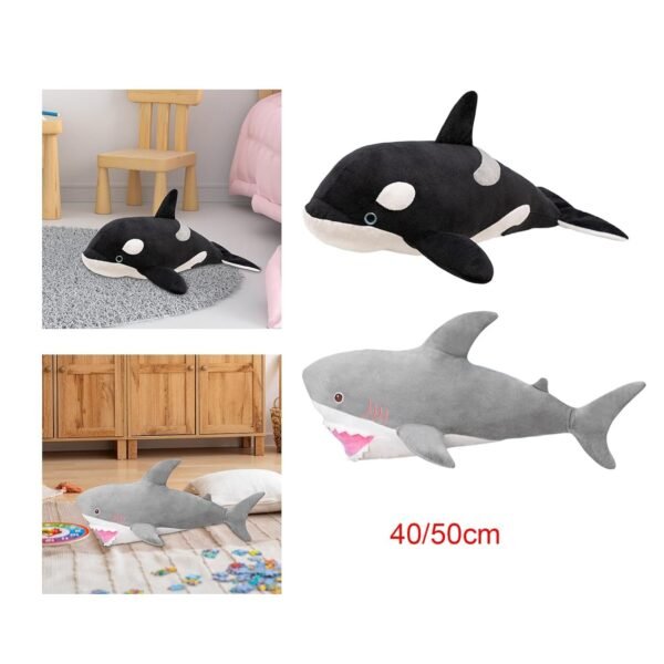 bnf® Realistic Animals Plush Toy Cute Animals Plush Doll for Children Family Kids Black 40cm - Image 5