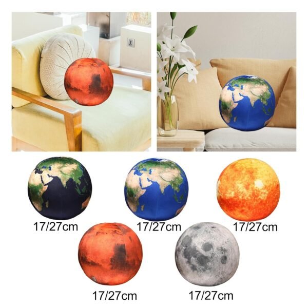 bnf® Stuffed Plush Toy Round Soft Doll Pillow for Toddlers Children Girls Deep Blue 17cm - Image 5