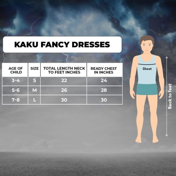 Kaku Fancy Dresses Superhero Costumes for Kids | Super Hero Fancy Dress for Boys & Girls, Birthday Party Prop, Halloween Theme Cosplay Dress For Boys and Girls - Image 3