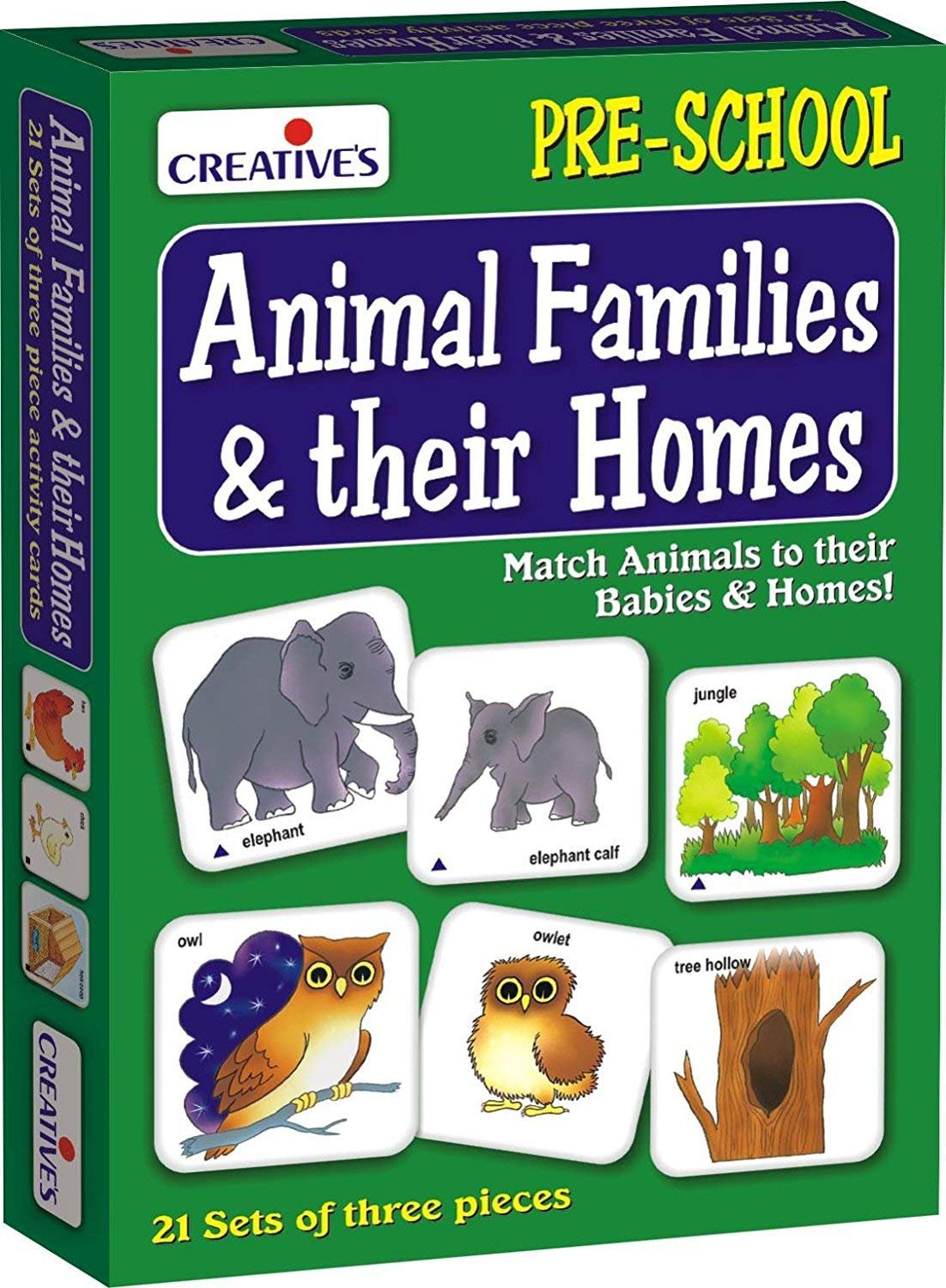 Creative\'s Pre-School Learning Pack-1 | Preschool Series | Learning Kit | Early Learning Pack |Board Books & Cards Education Pack for 3 to 5 Year\'s Kids | - Image 5