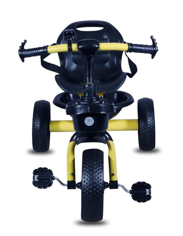 Tricycle for Kids Green Colour with Basket Baby Tricycle for Baby boy or Baby Girl Kids trikes or Toddler Tricycle for 1-4 Years Kids (Yellow) - Image 4