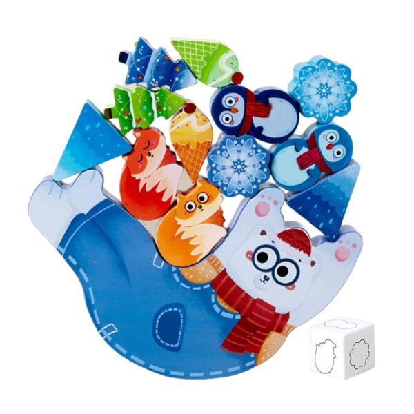 bnf® Montessori Educational Stacking Toys for Boys Girls 1 2 3 4 5 Year Old Gifts Bear - Image 4