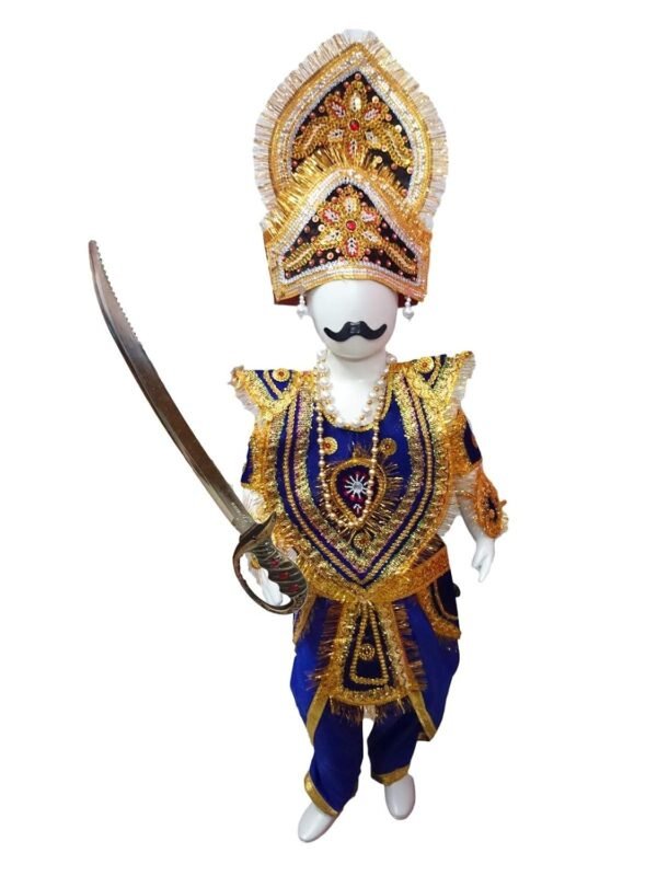 BookMyCostume Meghnath (Meghnad) Indrajit Evil Ramlila Kids & Adults Fancy Dress Costume With Sword 6-7 years - Image 5