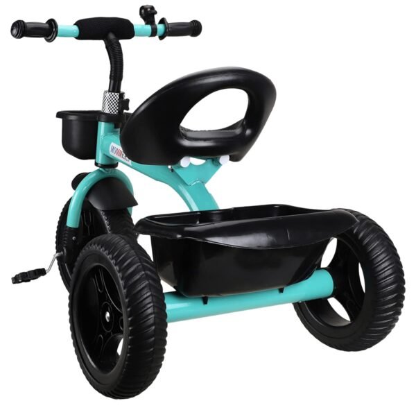 Minius Tricycle for Kids|Baby Trikes|Tricycle with Dual Storage Basket|Boys|Girls|Age Group 2 to 5 Years MM_7007 (Sea Green) - Image 4