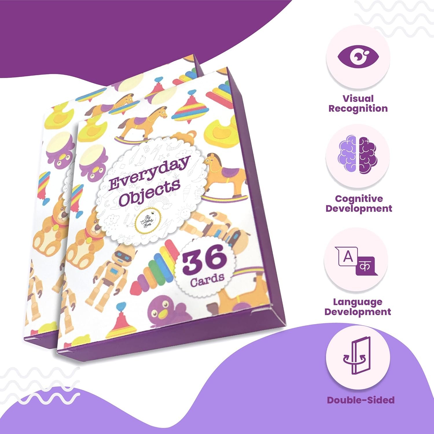 Everyday Objects Flash Cards | 36 Laminated Cards for Kids | Learn Objects in English & Hindi | Age Group: 1-4 Years | Ideal for Early Learning at Home & Pre School - Image 5