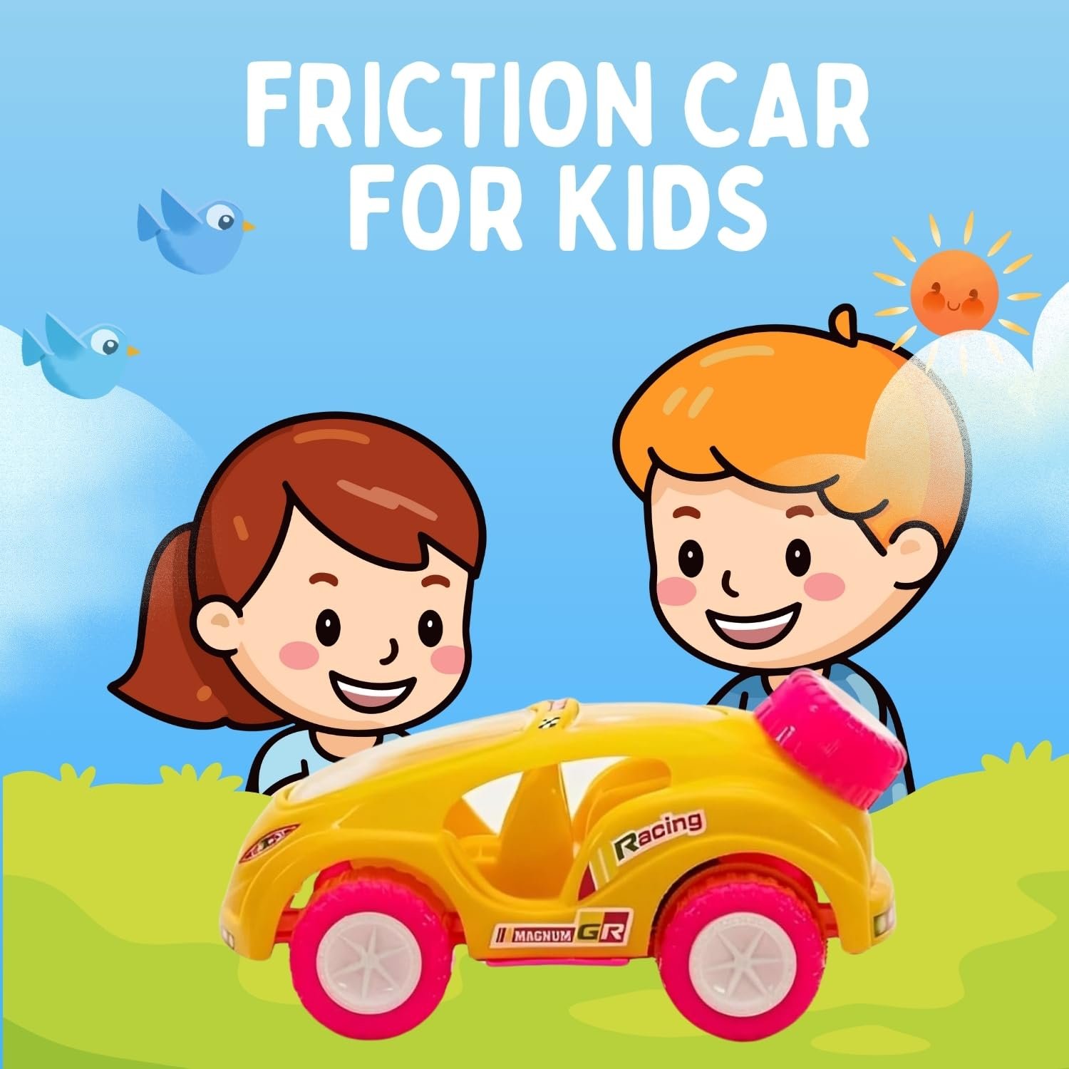 Friction Powered Magnum Racing Car for Toddlers/Kids/Children | Toy Car | Car | Boys (Aged 3-6 years) | Unisex - Image 6