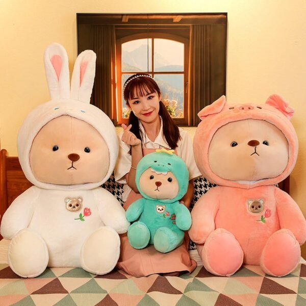 bnf® Cute Animal Plush Toys Birthday Gifts Soft Pillow for Adults Boys Girls Kids 35cm Pig - Image 5