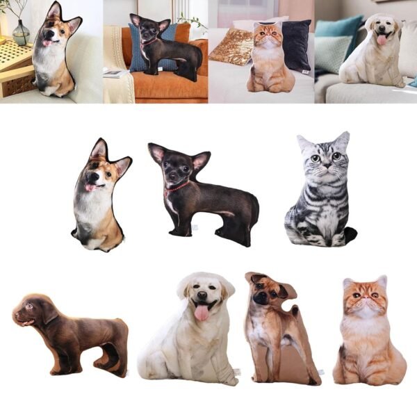 bnf® Simulation Plush Pillow Funny Kids Accompany Toys for Office Kids Room Couch Corgi - Image 6