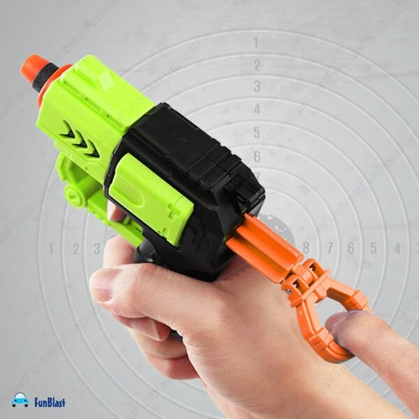FunBlast Gun Toy – High Speed Manual Soft Bullet Gun with 4 Foam Bullets, Toy Gun Pistol for Kids, Long Range Shooting Darts Gun Toy for Kids, Boys, Children - Image 6