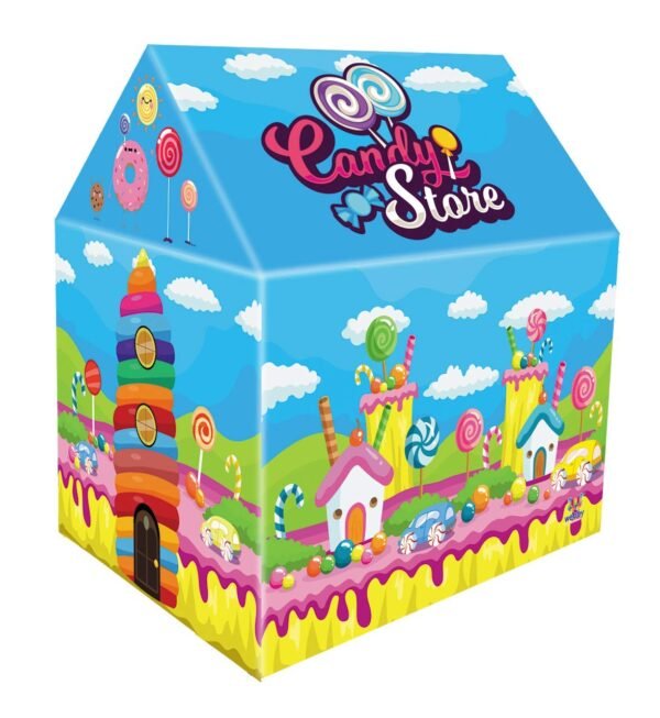 Webby theme Candy Kid\'s Play Tent House, Toy Home for Girls and Boys for 2+ Year Old- Multicolor - Image 3