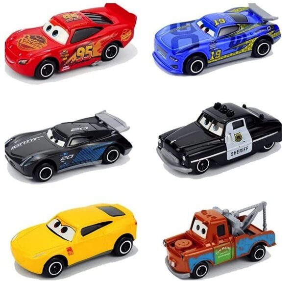 FAMOUS QUALITY Set of 6 Free Wheel Hi Speed Unbreakable Die Cast Mini Metal Toy Car, Play Car Set for Kids, Best Gifts Toys for Kids/Boys, Set of 6 Models, Multi Colour - Image 4