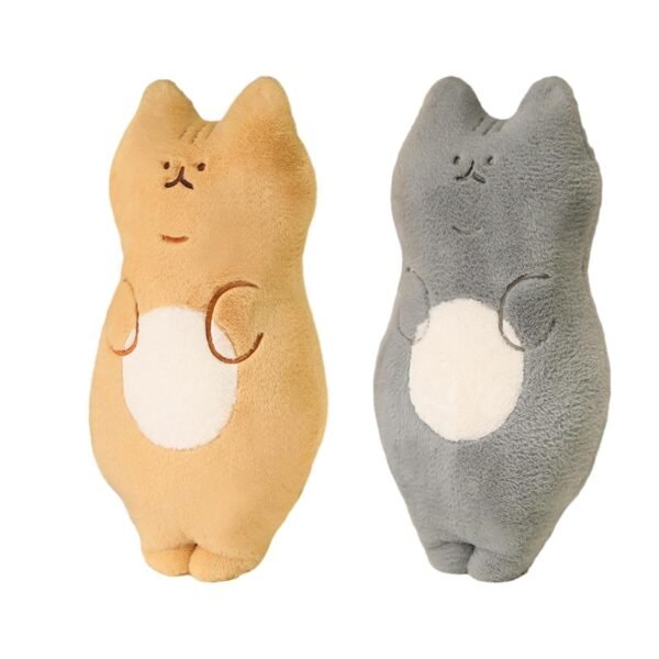 bnf® Cat Plush Toy Standing Adorable Plush Stuffed Cat Toy for Boys Children Kids Grey