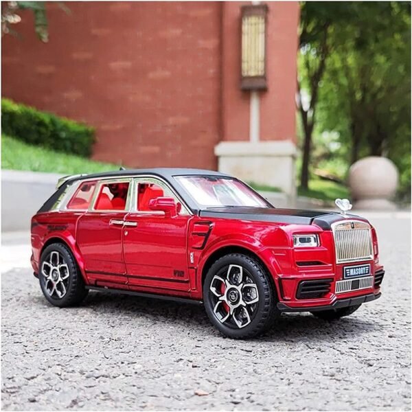 1:32 RR Cullinan Toy car Model Diecast Metal Car for Kids Light Sound Pull Back Openable Door - Image 2