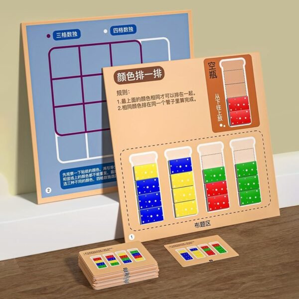 Fashion My Day Toddlers Busy Board Sorting Toy for Boys Girls Ages 3 4 5 6 7 Years Old Kids - Image 5