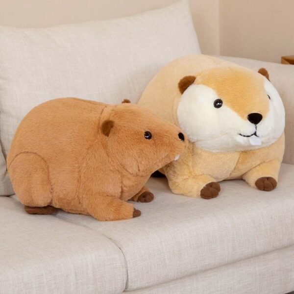 bnf® Soft Nutria Plush Toys Animal Plush Pillow for Boys Girls Light Brown 45cm Baby | Toys for Baby | Other Toys for Baby - Image 5