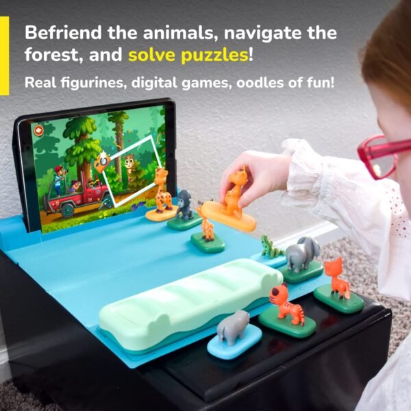 Shifu Play Plugo Animals Safari Ar-Powered Stem Toy For Kids With Rainforest, Zoo Animal Figurines -Boost Problem-Solving Skills With 3 Games, 100+ Levels, Educational Fun Learning Puzzle (4-10 Years) - Image 4