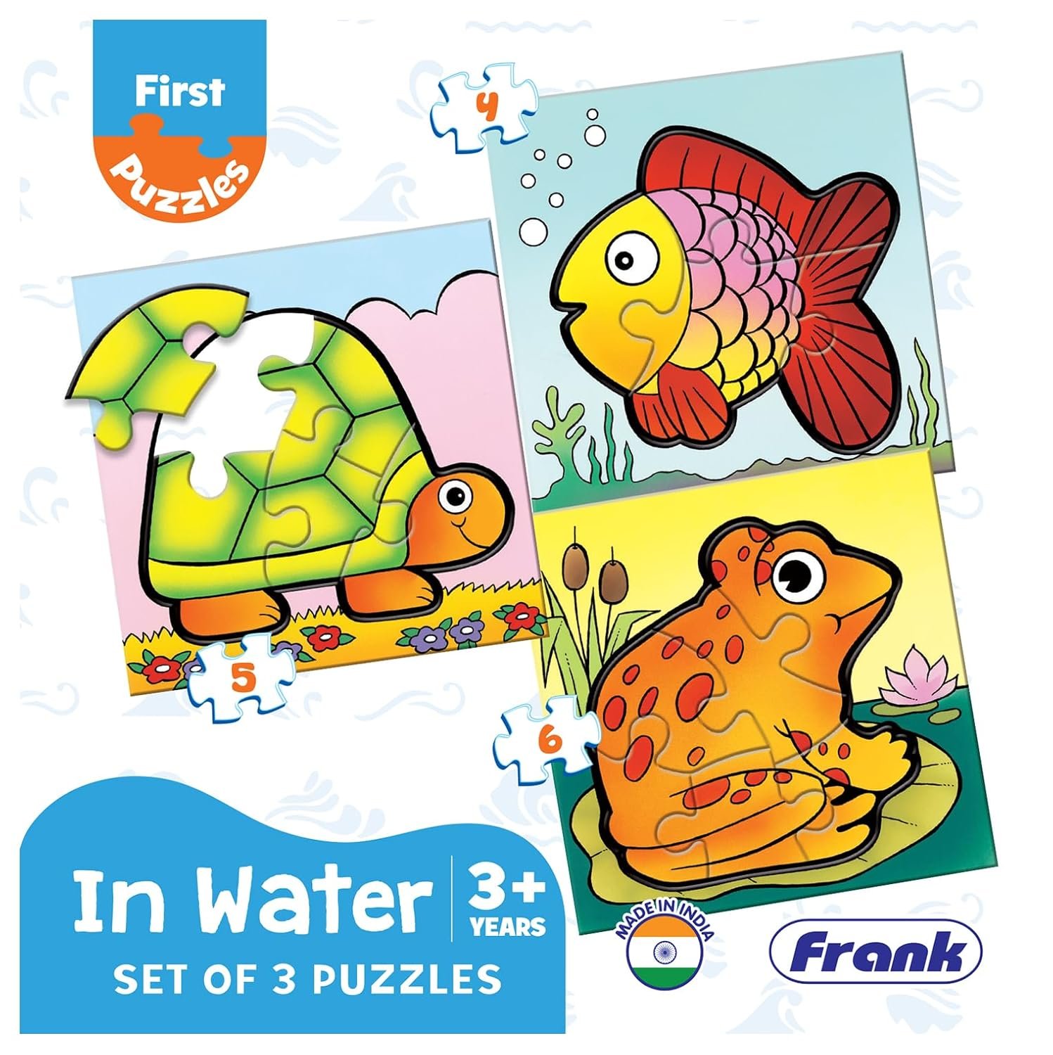 Frank in Water Jigsaw Puzzle for Kids 3 Years & Above – Fun & Challenging Brain Booster Game – Educational Puzzle Enhancing Focus and Memory Skills – 10203 - Image 2