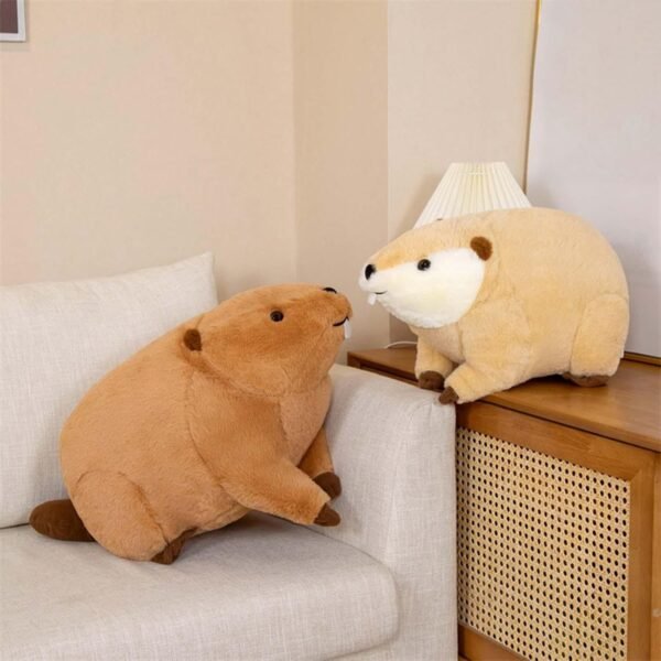 bnf® Soft Nutria Plush Toys Animal Plush Pillow for Boys Girls Light Brown 45cm Baby | Toys for Baby | Other Toys for Baby - Image 2