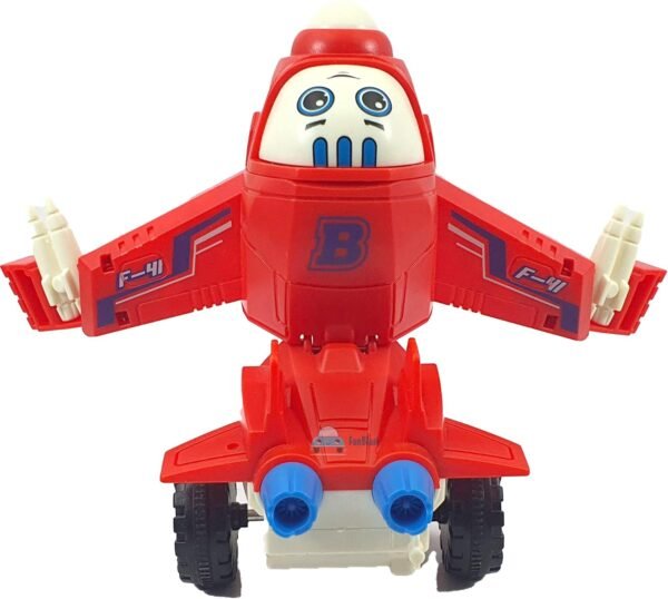 FunBlast Aeroplane to Robot Toy for Kids, Friction Power Toy - Pull Back Toy Vehicle for 3+ Year Old Boys – Multicolor - 1 Unit - Image 6