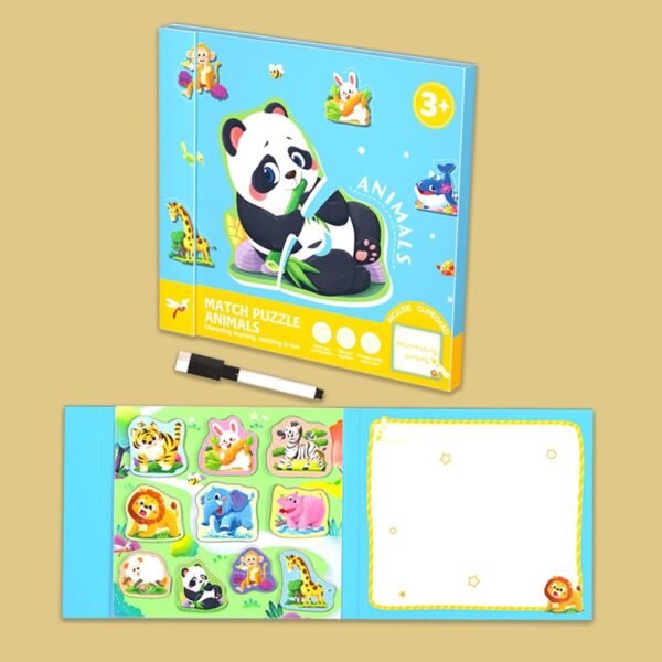 bnf® Matching Puzzles Game for Toddlers 1-3 for Kids Gifts Fine Motor Skills Kids Animals