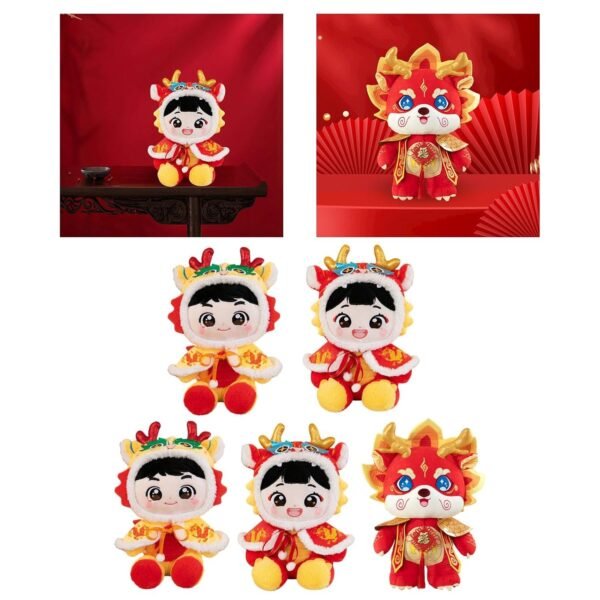 bnf® Chinese New Year Plush Toy Soft Handmade Stuffed Animal Toy for Parties Room Boy - Image 5