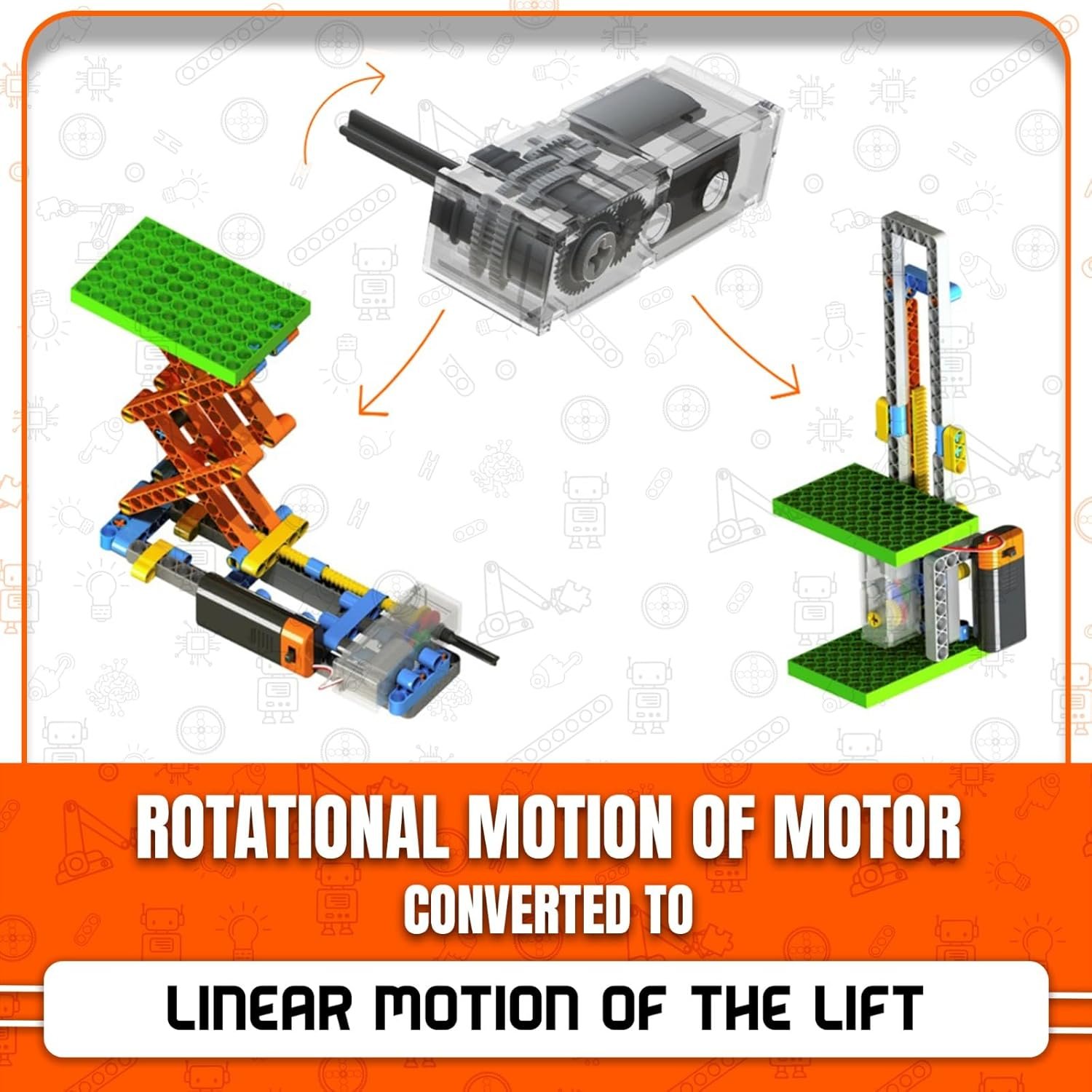 Blix Robotix - Discovering Motions, Science Kit, Educational DIY Building Set, Construction Toys, STEM Toys for 9+ Years Boys and Girls - Image 5